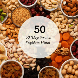 50 dry fruit names