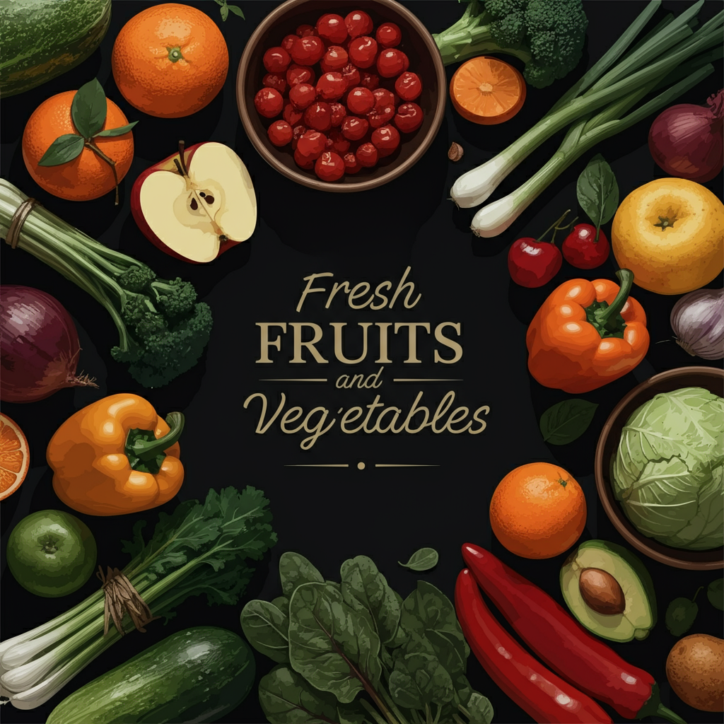 fresh fruits and vegetables